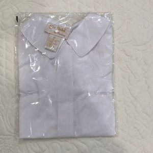 Classic white 2T boys short sleeve shirt
